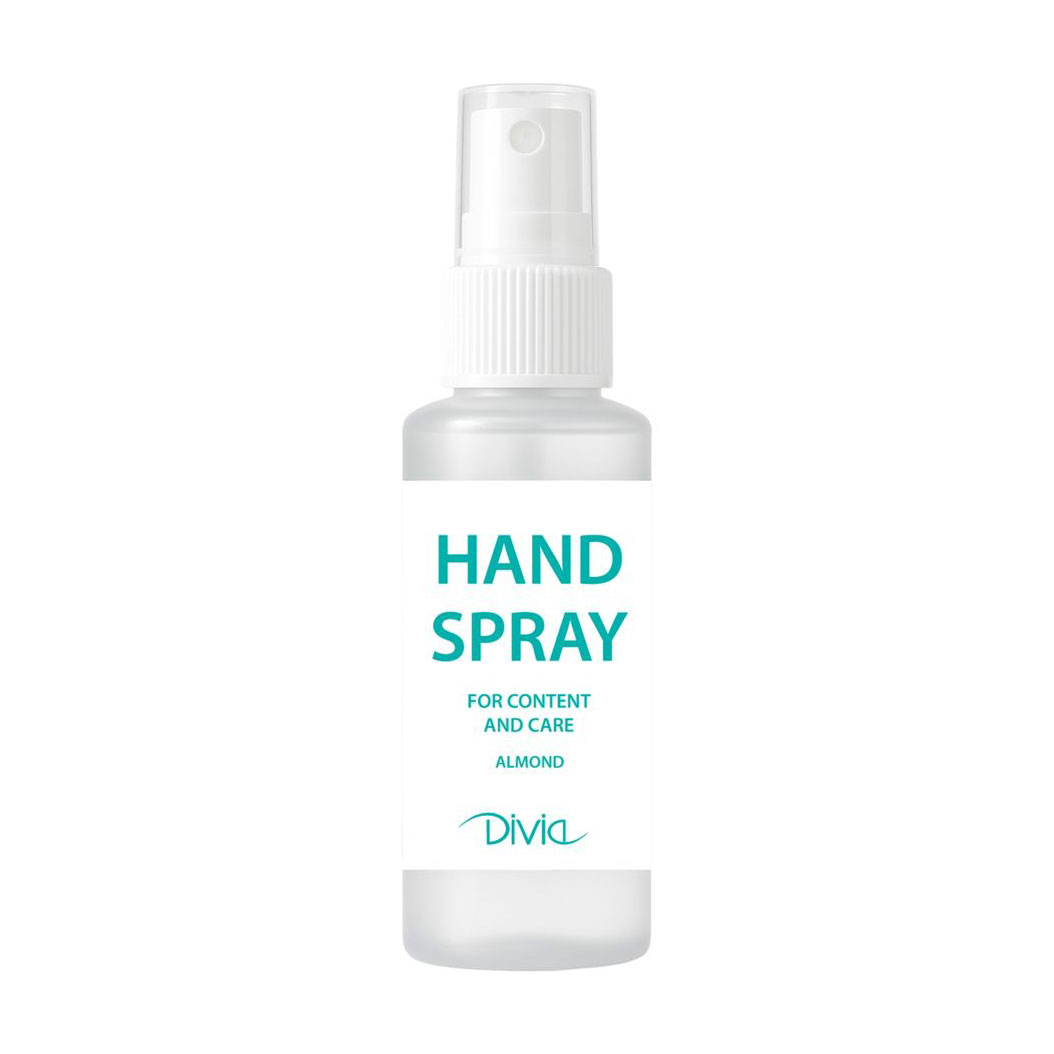 Спрей для рук Divia For Content &amp; Care Hand Spray 02 Almond, 50 мл